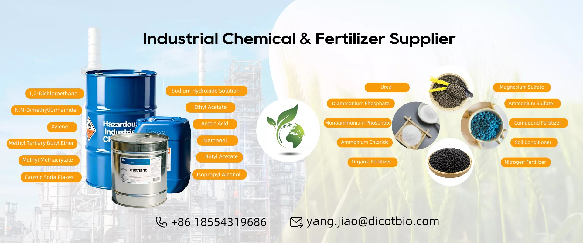 Nhà sản xuất phân bón và nguyên liệu nông nghiệp hiệu quả cao